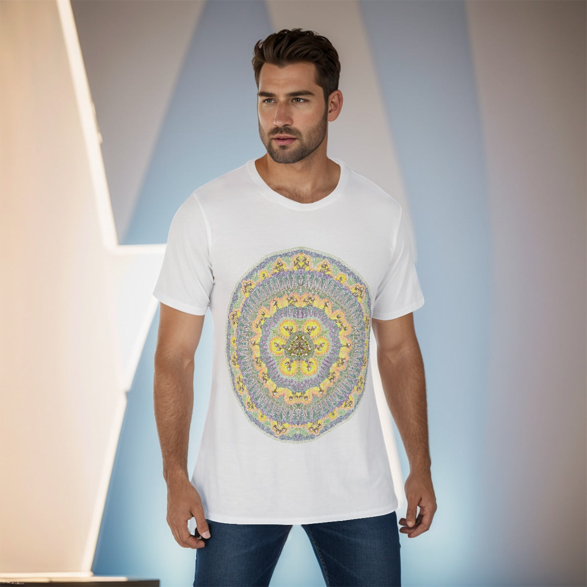 Shroomies Mandala O-Neck T-Shirt