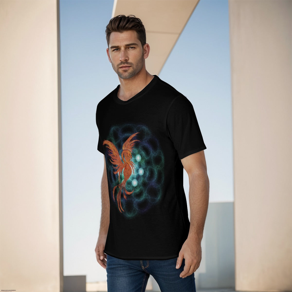 Phoenix Fire "b" O-Neck T-Shirt