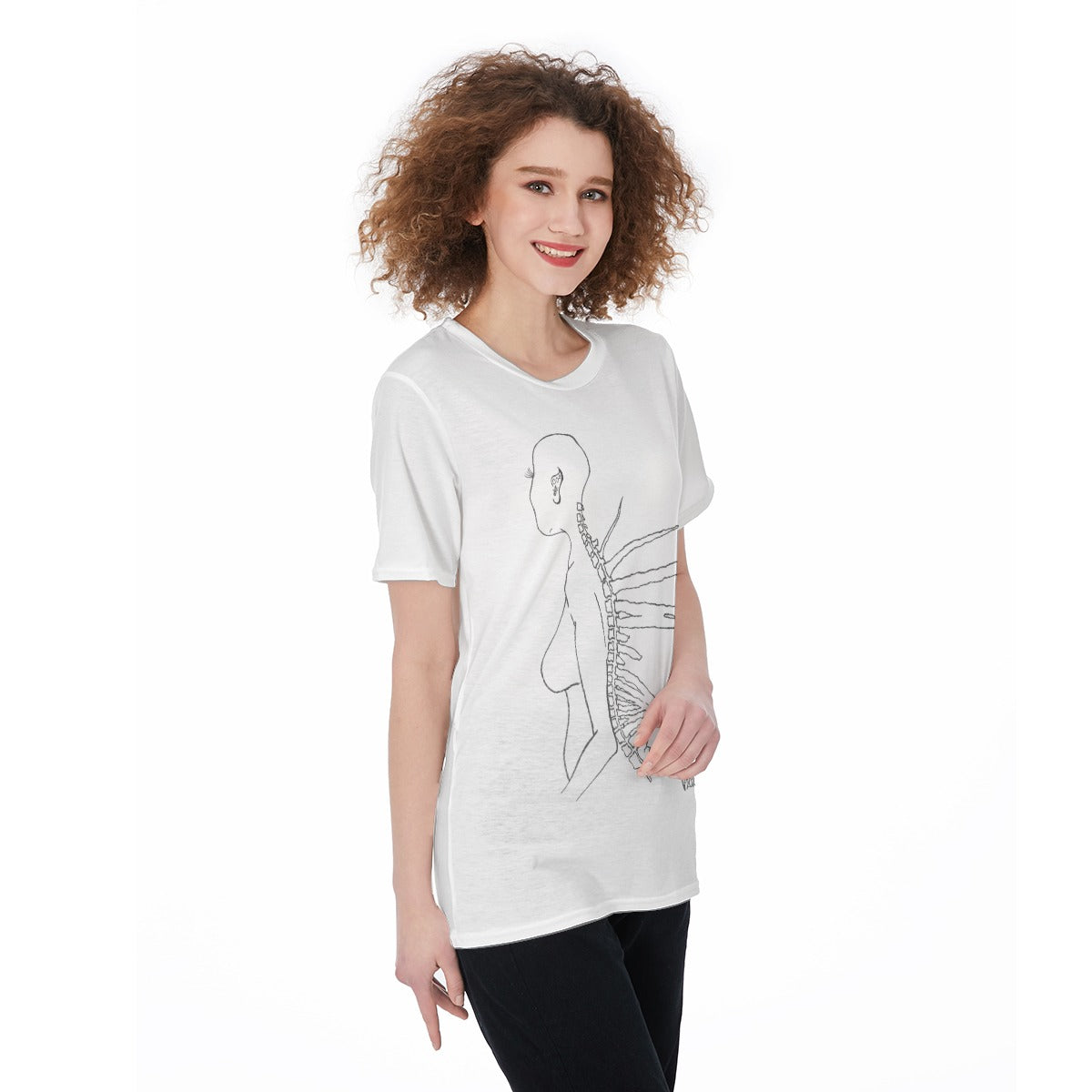 Inspired by Pain "w" O-Neck T-Shirt