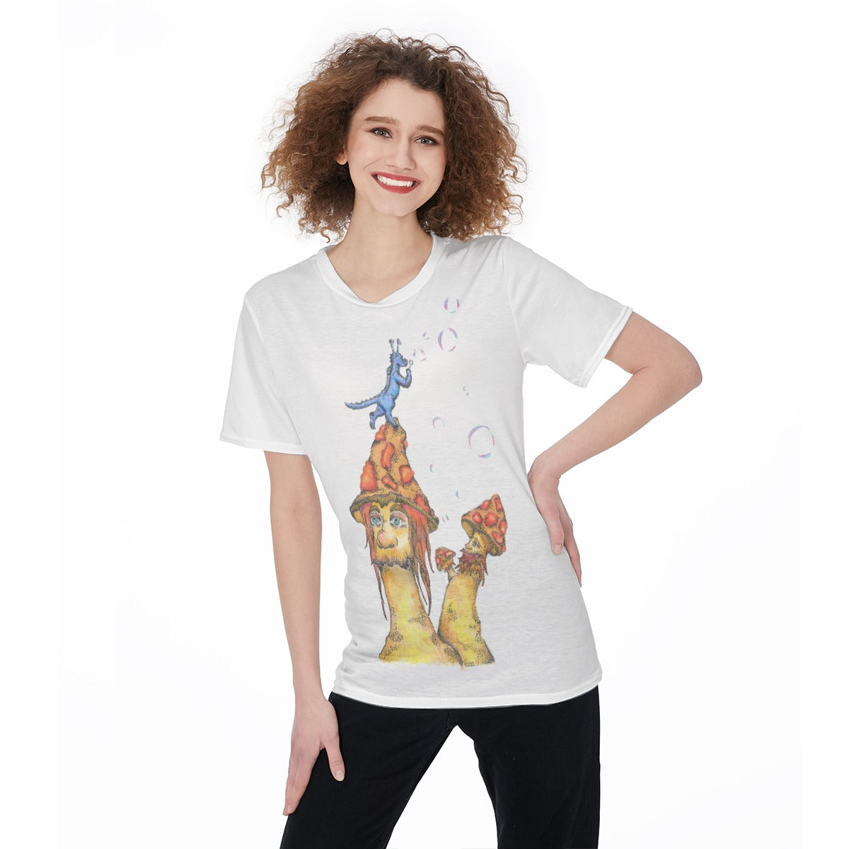Mushman "w" O-Neck T-Shirt