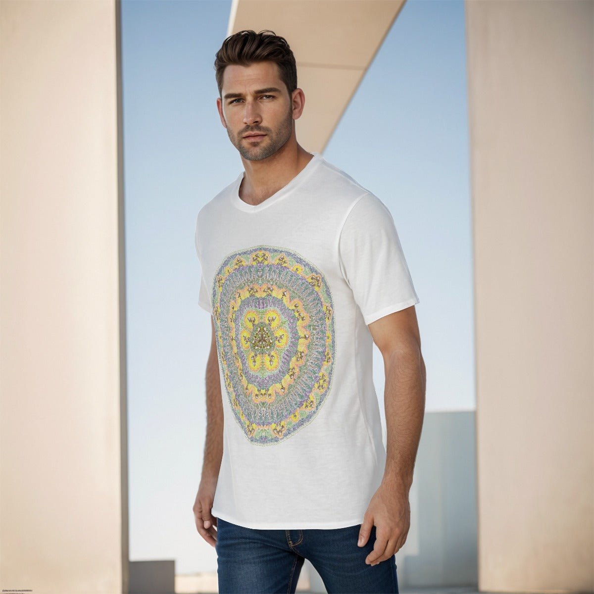 Shroomies Mandala O-Neck T-Shirt