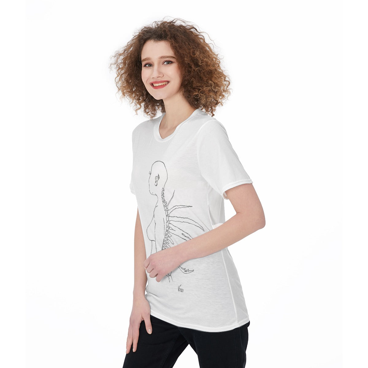 Inspired by Pain "w" O-Neck T-Shirt