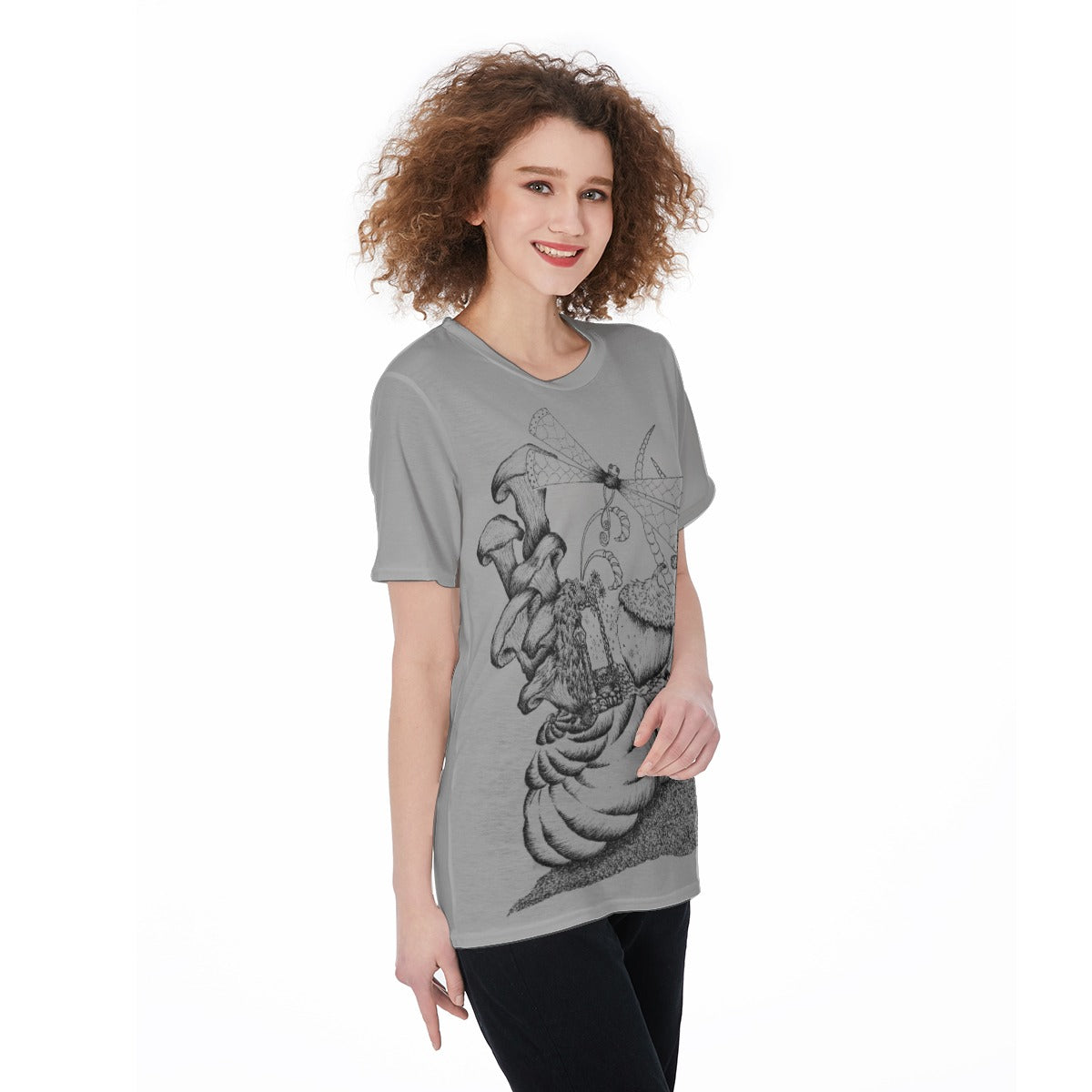 Snail's Journey "g" O-Neck T-Shirt