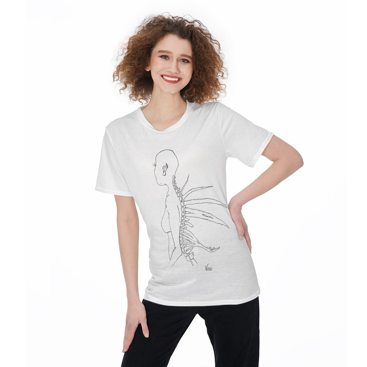 Inspired by Pain "w" O-Neck T-Shirt