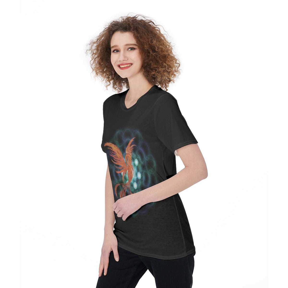 Phoenix Fire "b" O-Neck T-Shirt