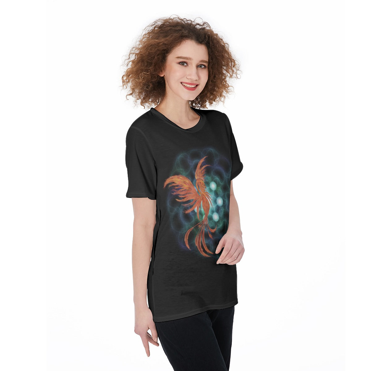 Phoenix Fire "b" O-Neck T-Shirt