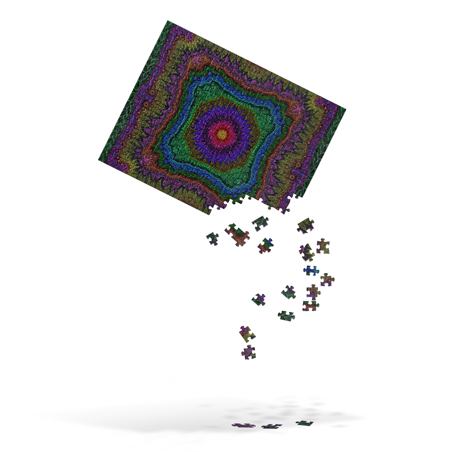 Dark Rainbow Jigsaw Puzzle