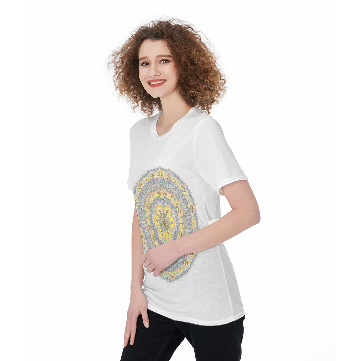 Shroomies Mandala O-Neck T-Shirt