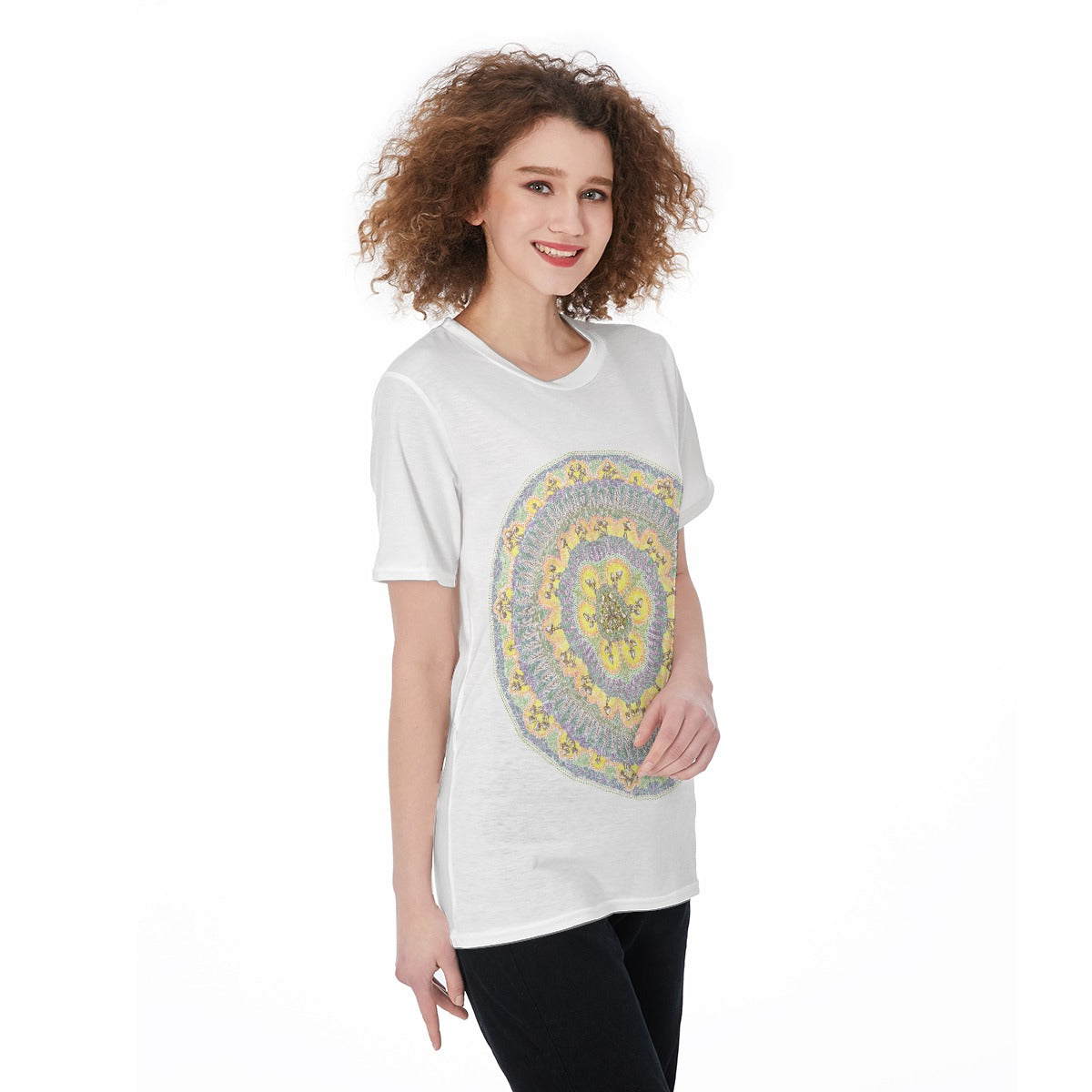 Shroomies Mandala O-Neck T-Shirt