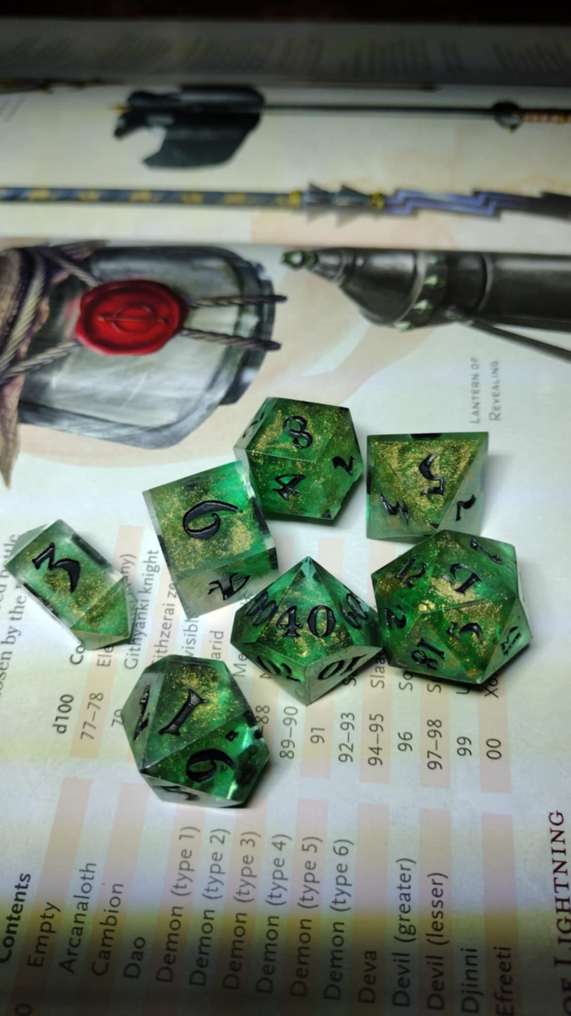 7 piece dice sets