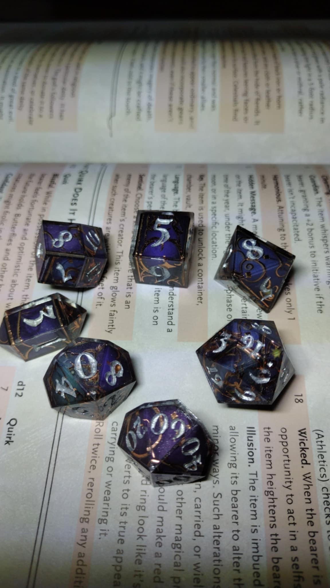 7 piece dice sets